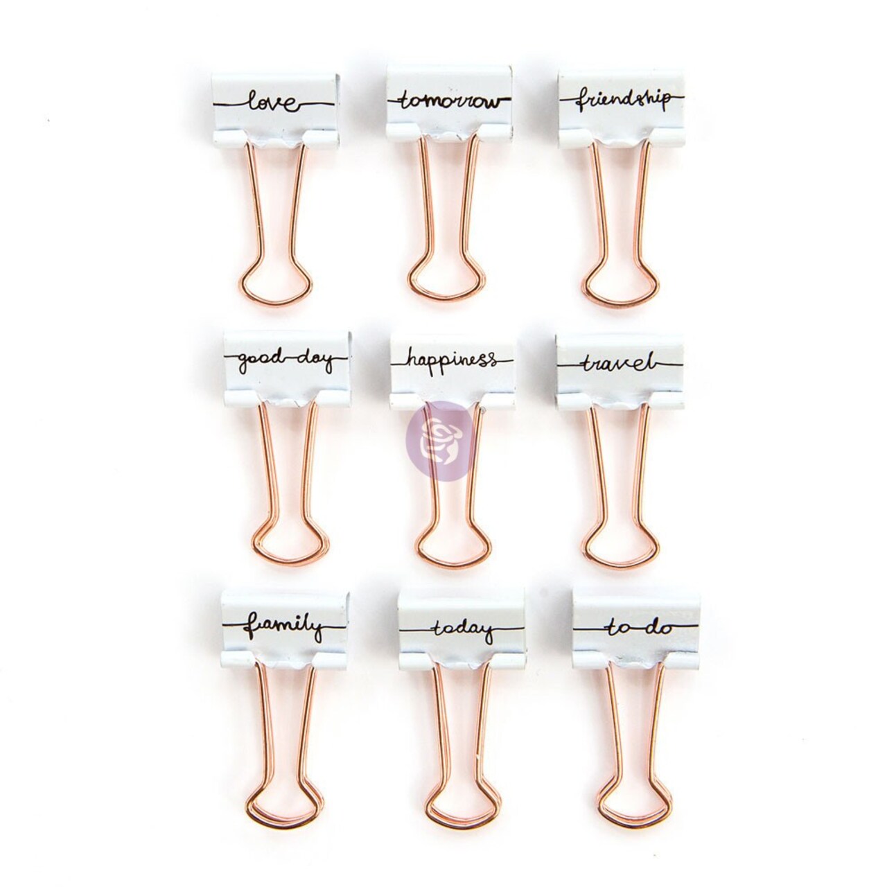 Prima Marketing Inc Mpp Embellishments - Binder Clips 1 655350592141